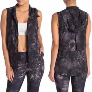 Nanette Lepore Activewear Sleeveless Hooded Vest Women's Medium